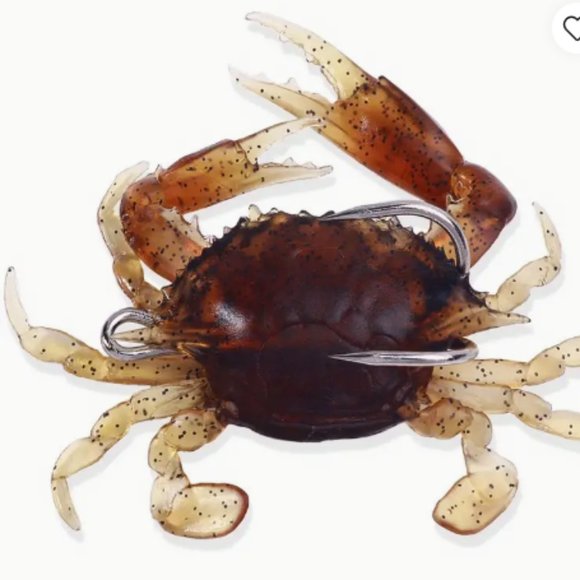 Crab Soft Lure Double Sharp Hook Lure Lifelike 18 g 3.15 in Salt & Fresh… - Picture 2 of 4